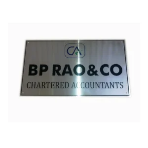 Office Steel Nameplate