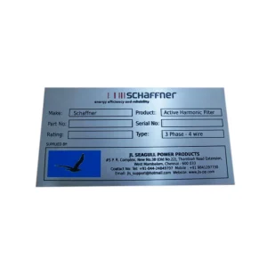 Industrial Steel Etched Nameplate |